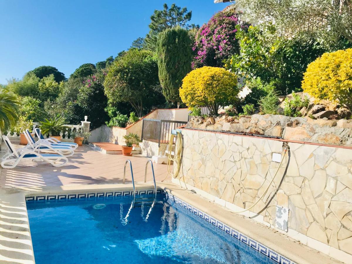 Mediterranean Villa Investingspain Sea View And Pool Льорет-де-Мар Екстер'єр фото