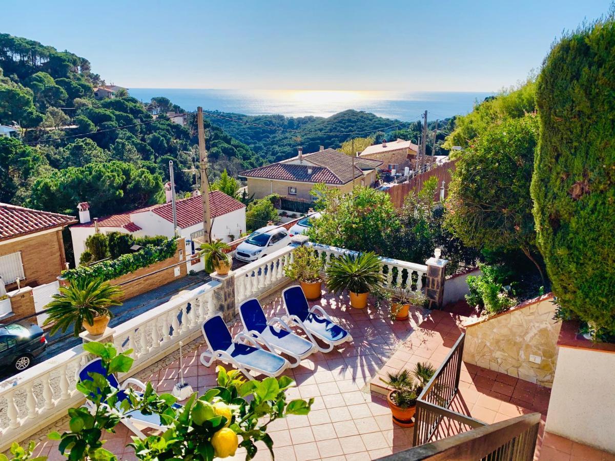 Mediterranean Villa Investingspain Sea View And Pool Льорет-де-Мар Екстер'єр фото