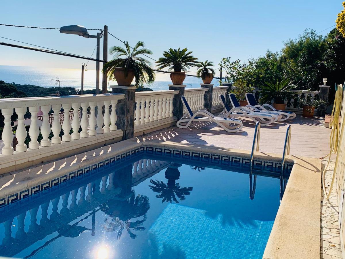 Mediterranean Villa Investingspain Sea View And Pool Льорет-де-Мар Екстер'єр фото